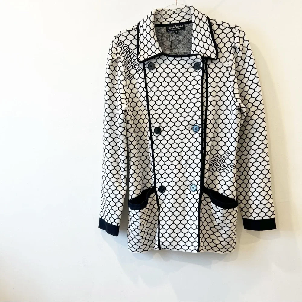 Defiant Heritage Don’t Fence Me In Cotton Cashmere Peacoat - Picture 1 of 9